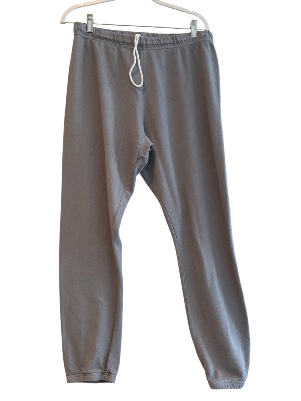Michael Lauren Gray sweatpants with White Drawstring